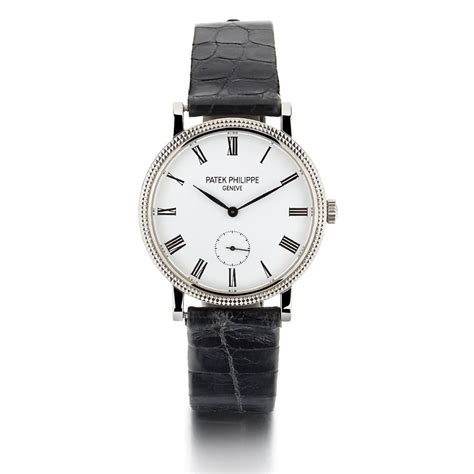 patek philippe calatrava 7119 g|Patek Philippe Calatrava white gold.